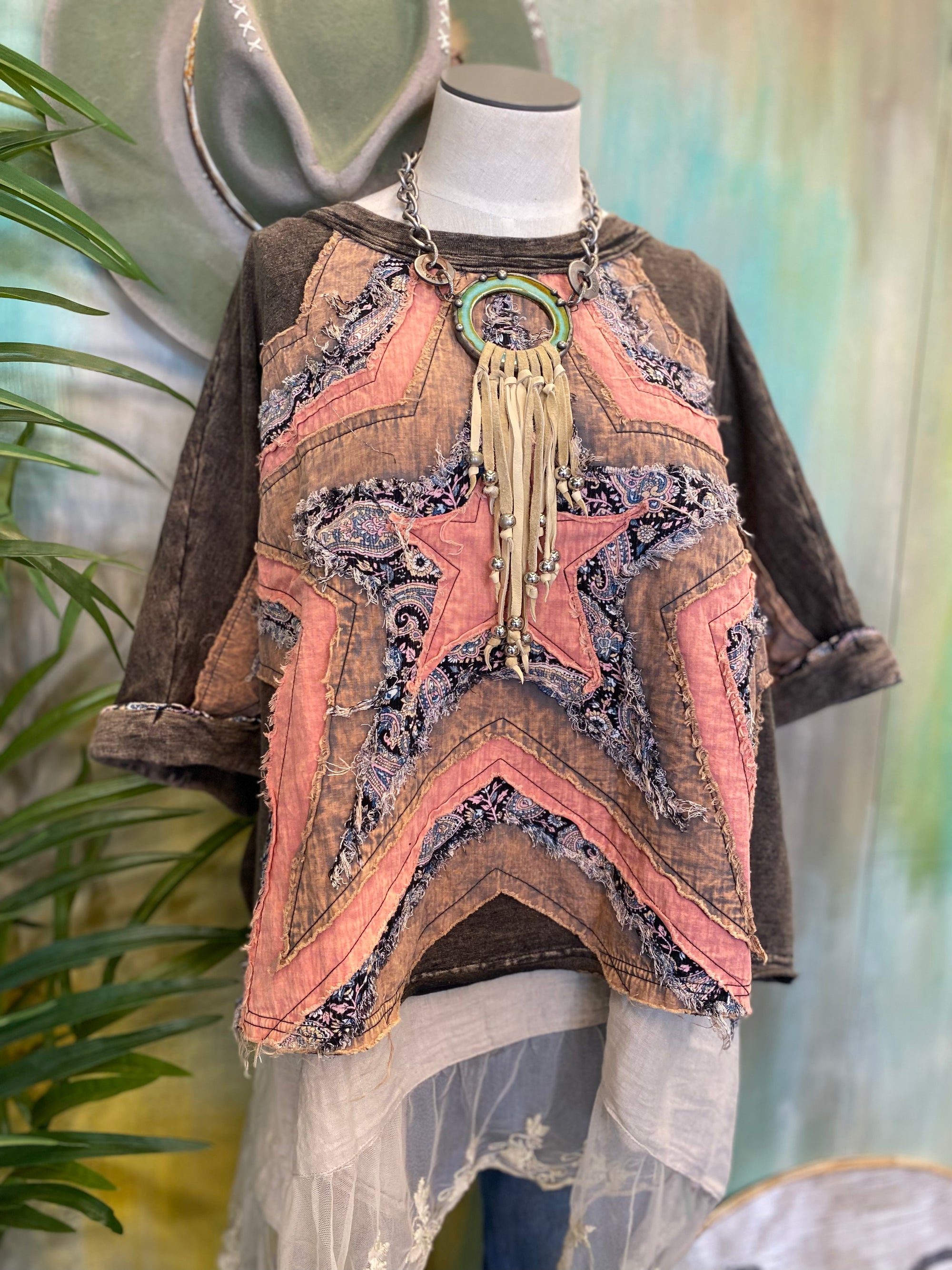 Starry Twilight Top (Charcoal)